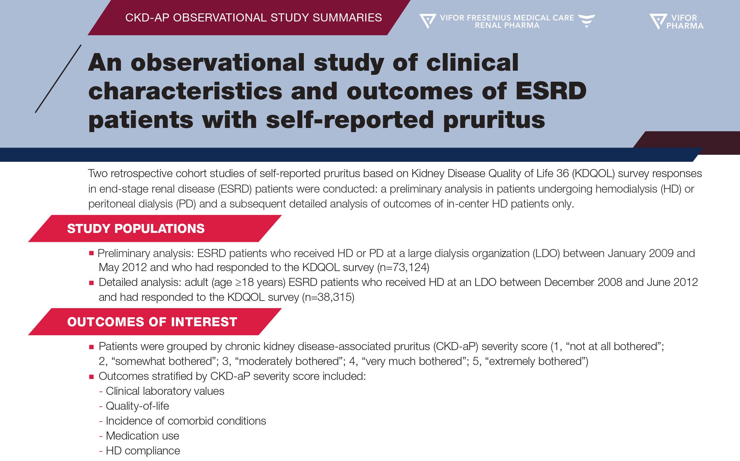 CKD-aP Study Summary Infographic